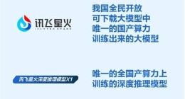 業界唯一！科大訊飛發布首個基于全國產算力的深度推理大模型X1！