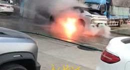 安徽六安一領(lǐng)克新能源車起火，事發(fā)前車輛提示發(fā)生過熱故障